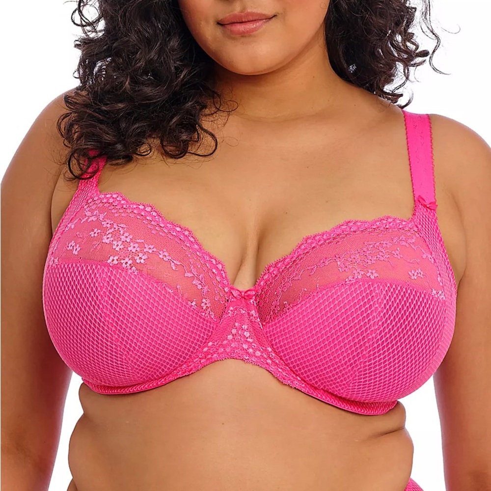 Elomi Women's Pink Charley Bra - UK 38G, US 38I. Lightly Worn.